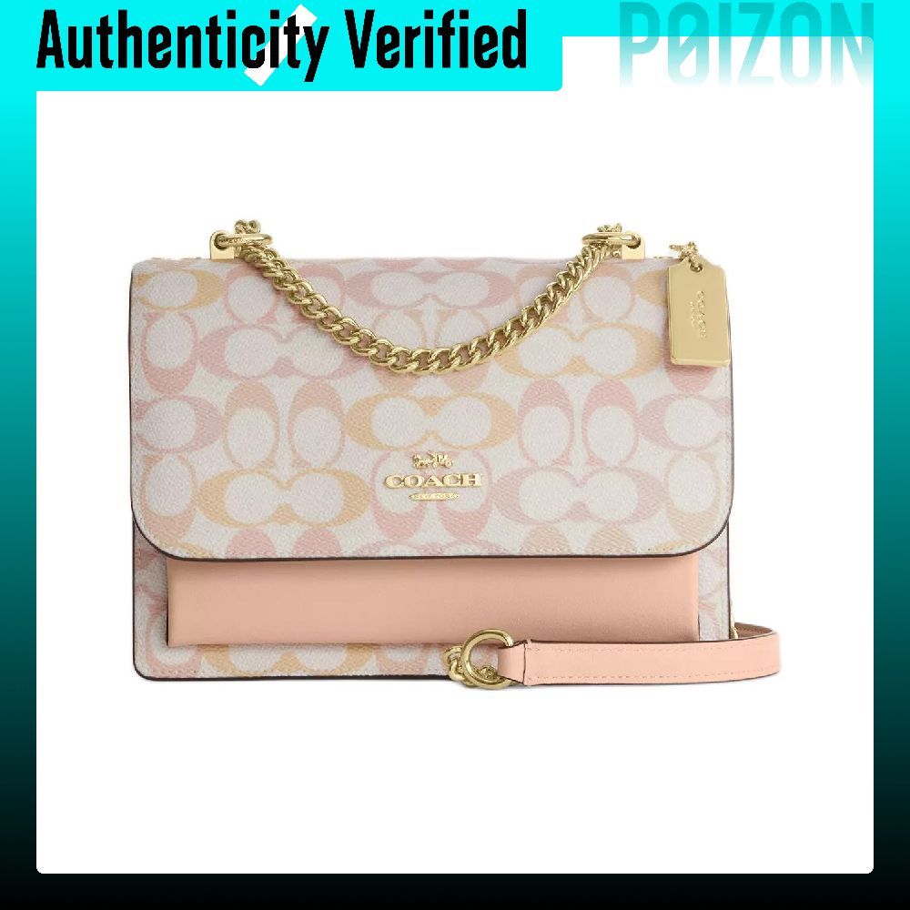COACH Klare Coated Canvas With - Chalk Bag 评论和价格