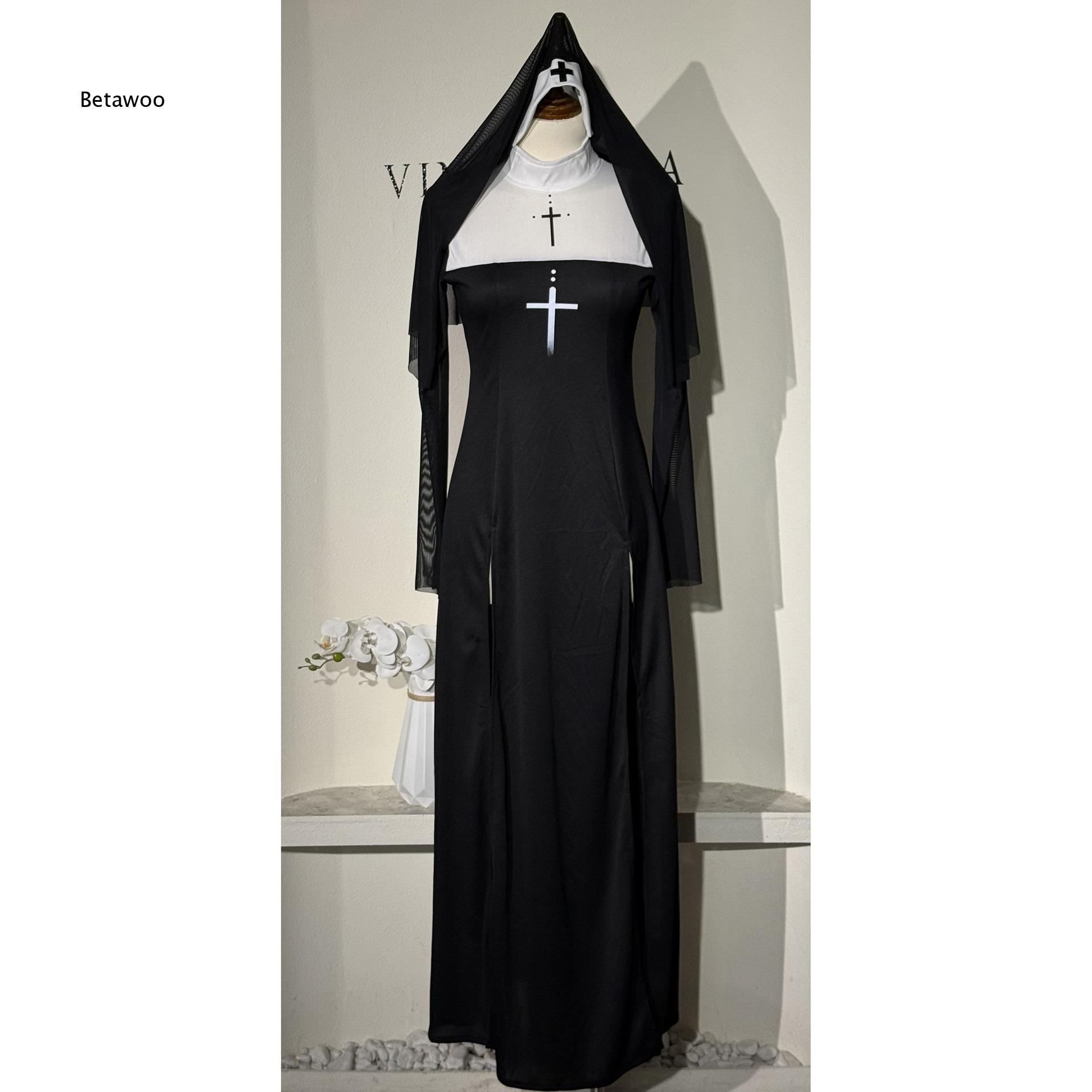 Womens Nun Role Play Outfit Ha - Crossfit Event 评论和价格