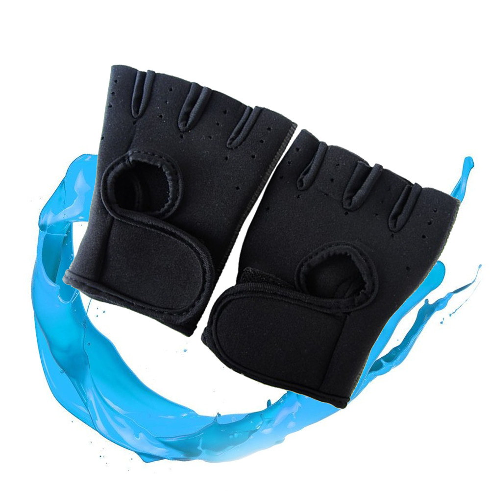 Pair Cycling Gloves Black Size - Weightlifting Gloves 评论和价格