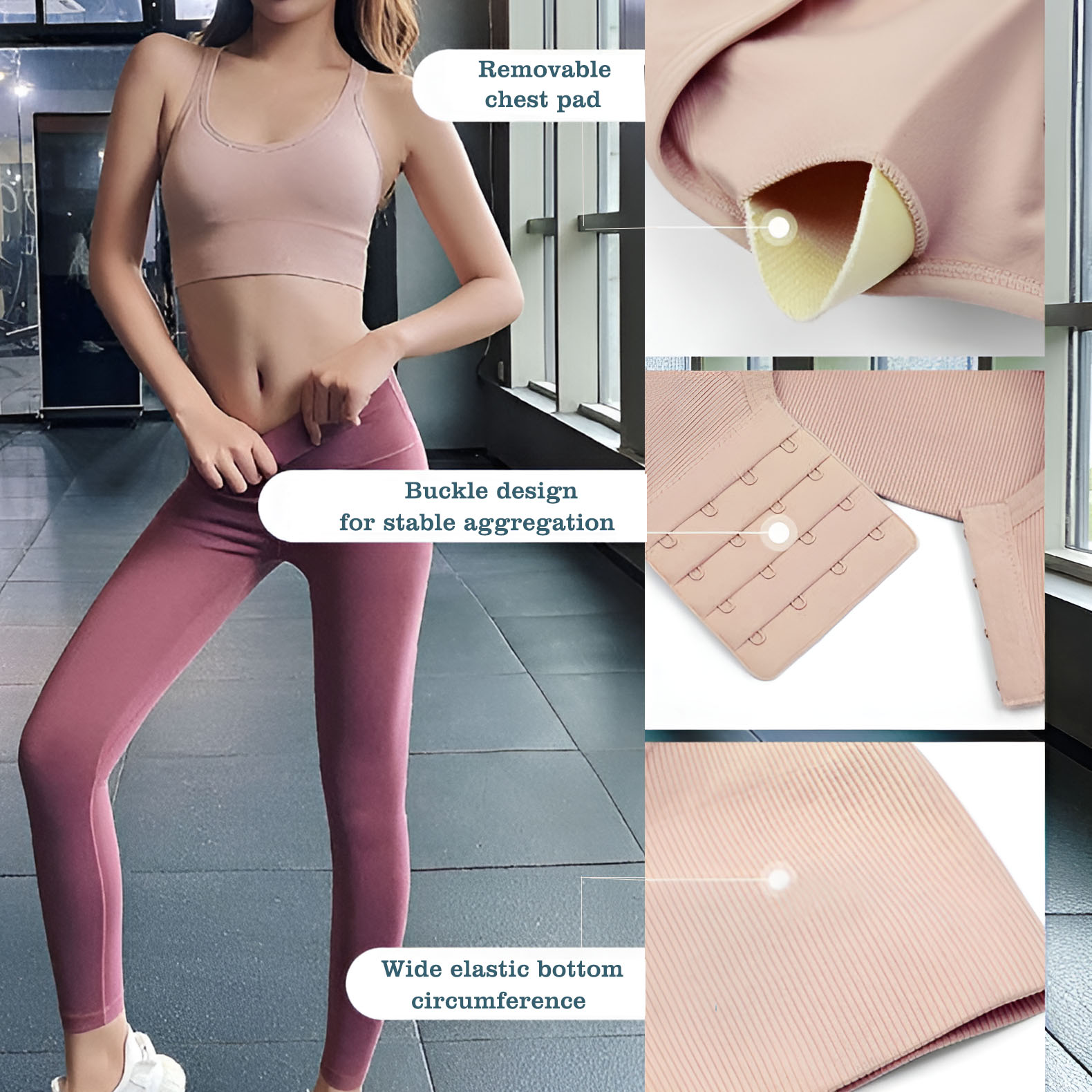 Women's Cross Back Sports Bra  - Gymnastic Ring 评论和价格